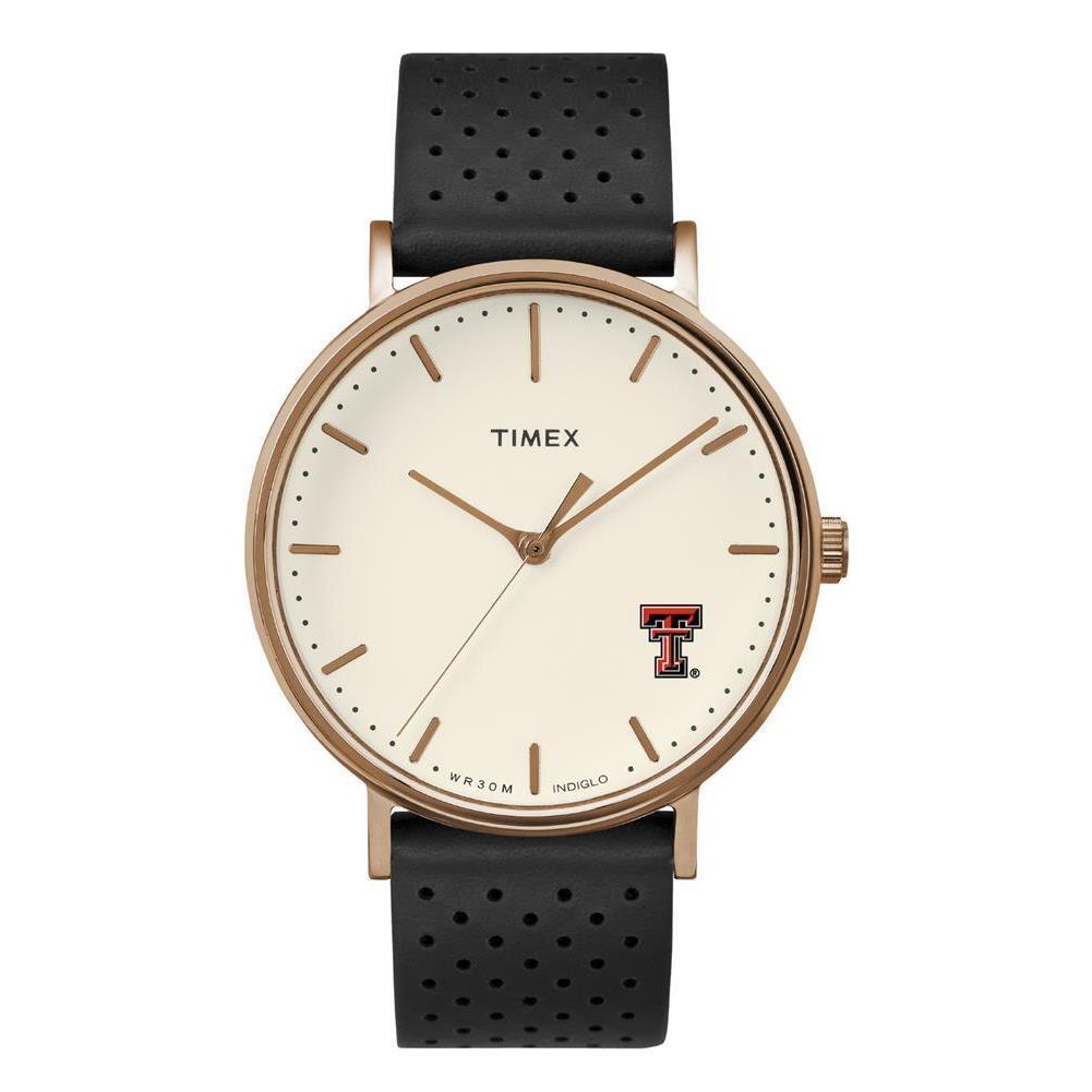 Ladies Timex Texas Tech University Watch Rose Gold Grace Watch