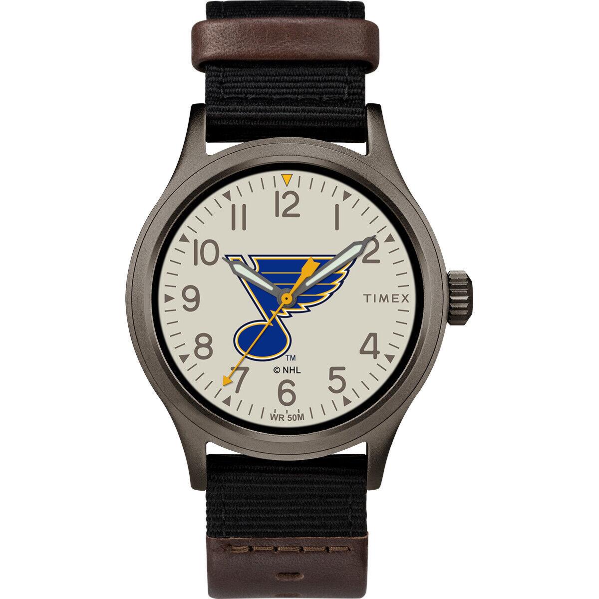 Men`s Timex St. Louis Blues Clutch Watch