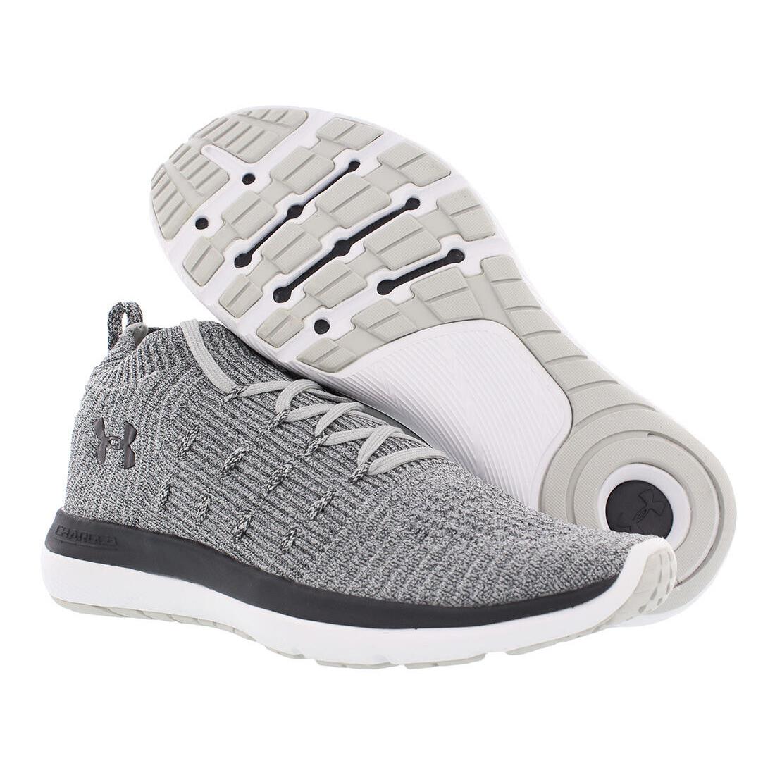 Under Armour Bgs Slingflex Rise Boys Shoes Size 6.5 Color: Grey/black - Grey/Black, Main: Grey