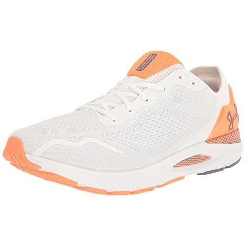 Under Armour Men`s Hovr Sonic 6 Running Shoe White/orange Size 10 - Orange, White