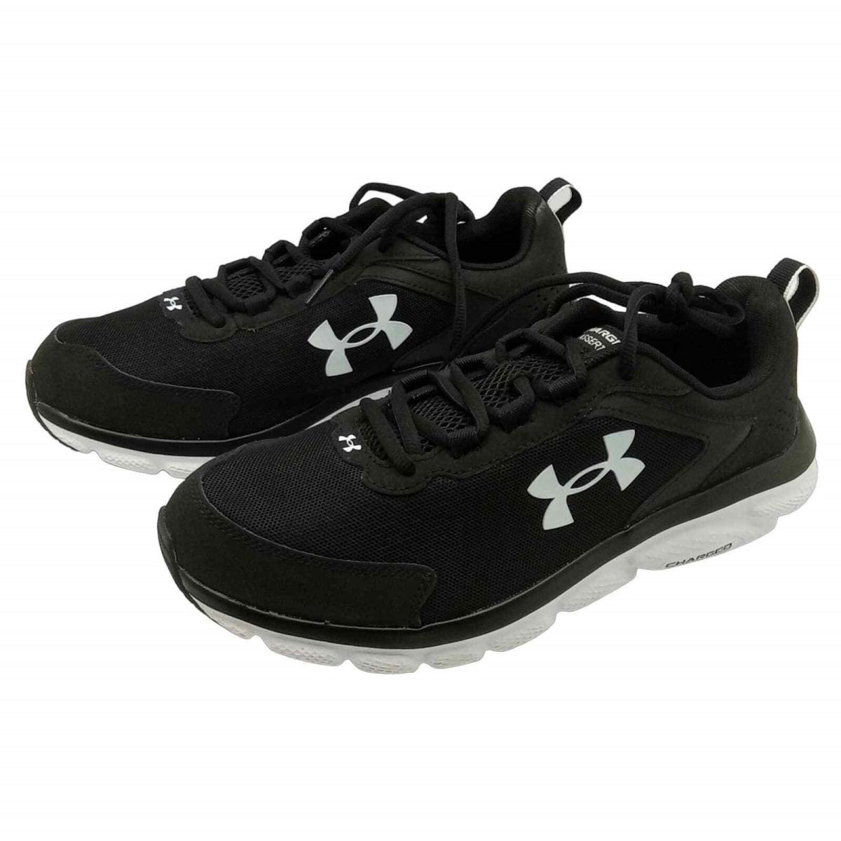 Under Armour Women`s Charged Assert 9 Running Shoe Black Size 10 D-wide - Black