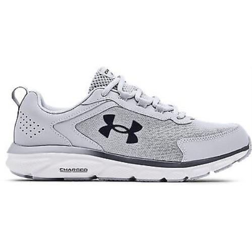 Under Armour Men`s UA Charged Assert 9 Wide 4E Running Shoe Mod Gray/white/whi - Mod Gray-White-White