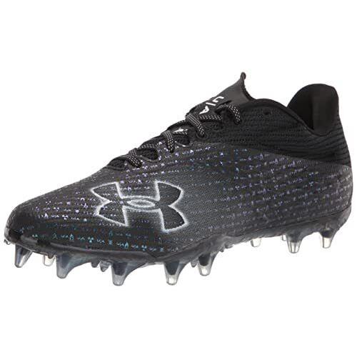 Under Armour Men`s Blur Nitro Mc Football Shoe Black Black Size 9.5