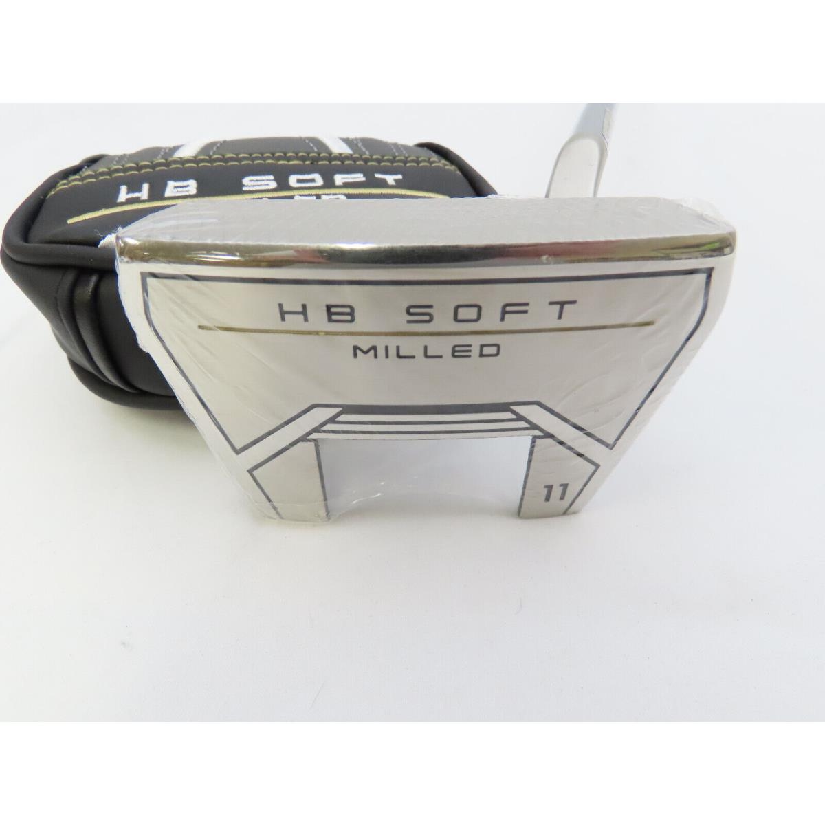 Cleveland HB Soft Milled 11 34 Putter Slant Neck Steel Shaft + HC 34