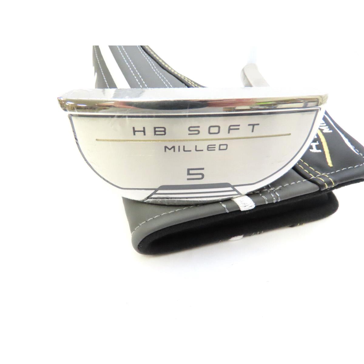 Cleveland HB Soft Milled 5 35 Putter Slant Neck Steel Shaft + HC 35