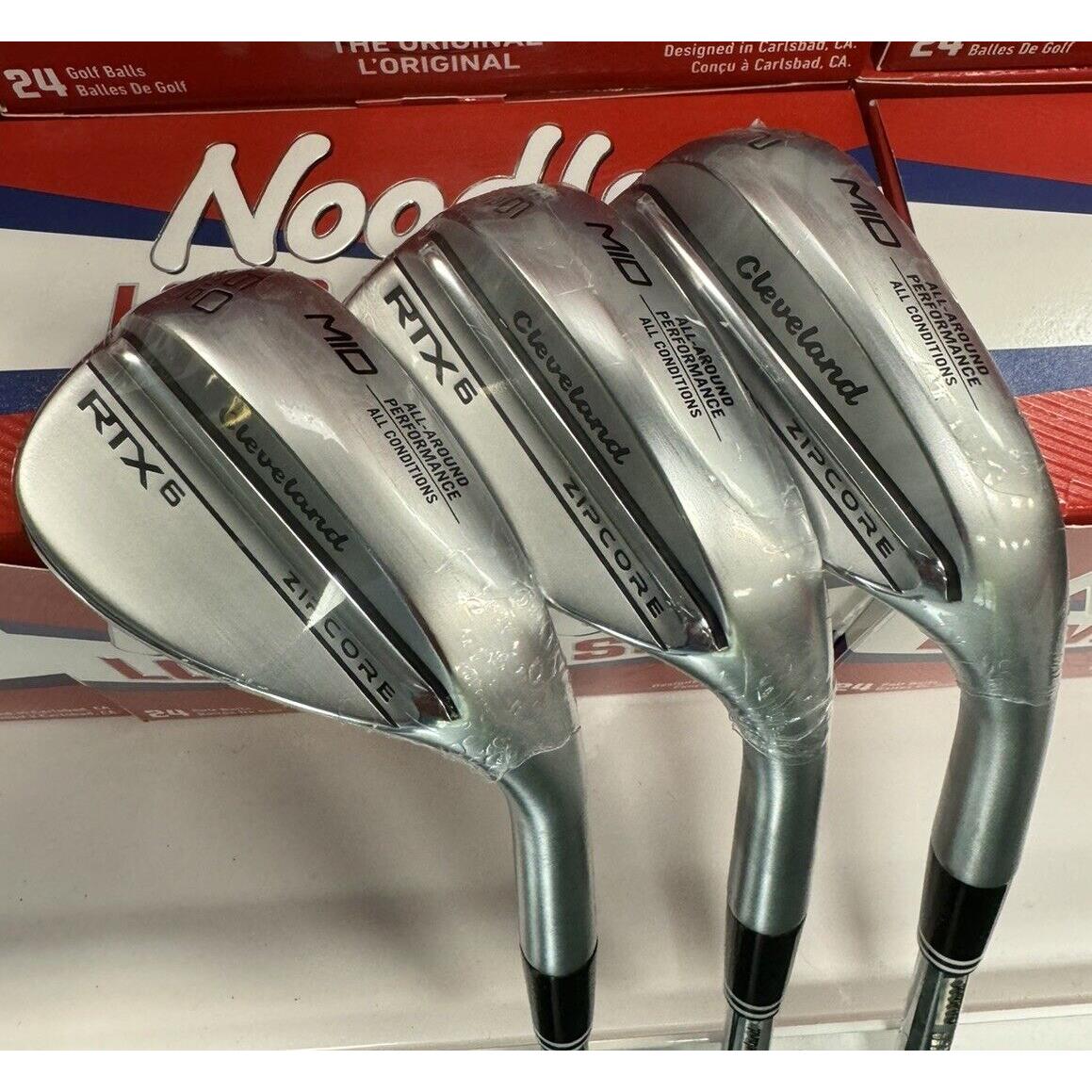 Cleveland RTX6 Tour Satin 52 56 60 Wedge Set - All Mid Bounce