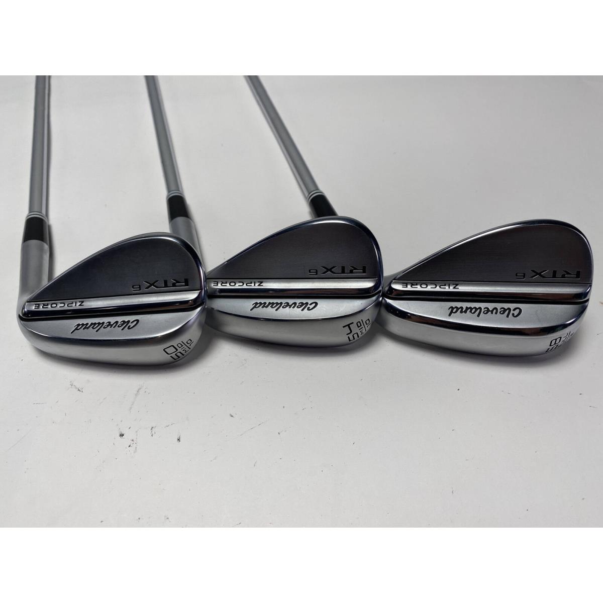 Cleveland Rtx 6 Zipcore Tour Satin Wedge Set 50 10 54 10 58 12 Wedge RH