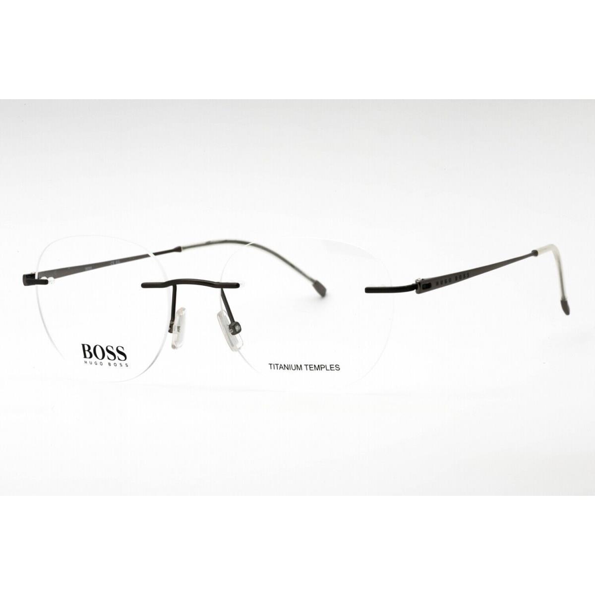 Hugo Boss 1266/D R80 Eyeglasses Matte Ruthenium Frame 51mm