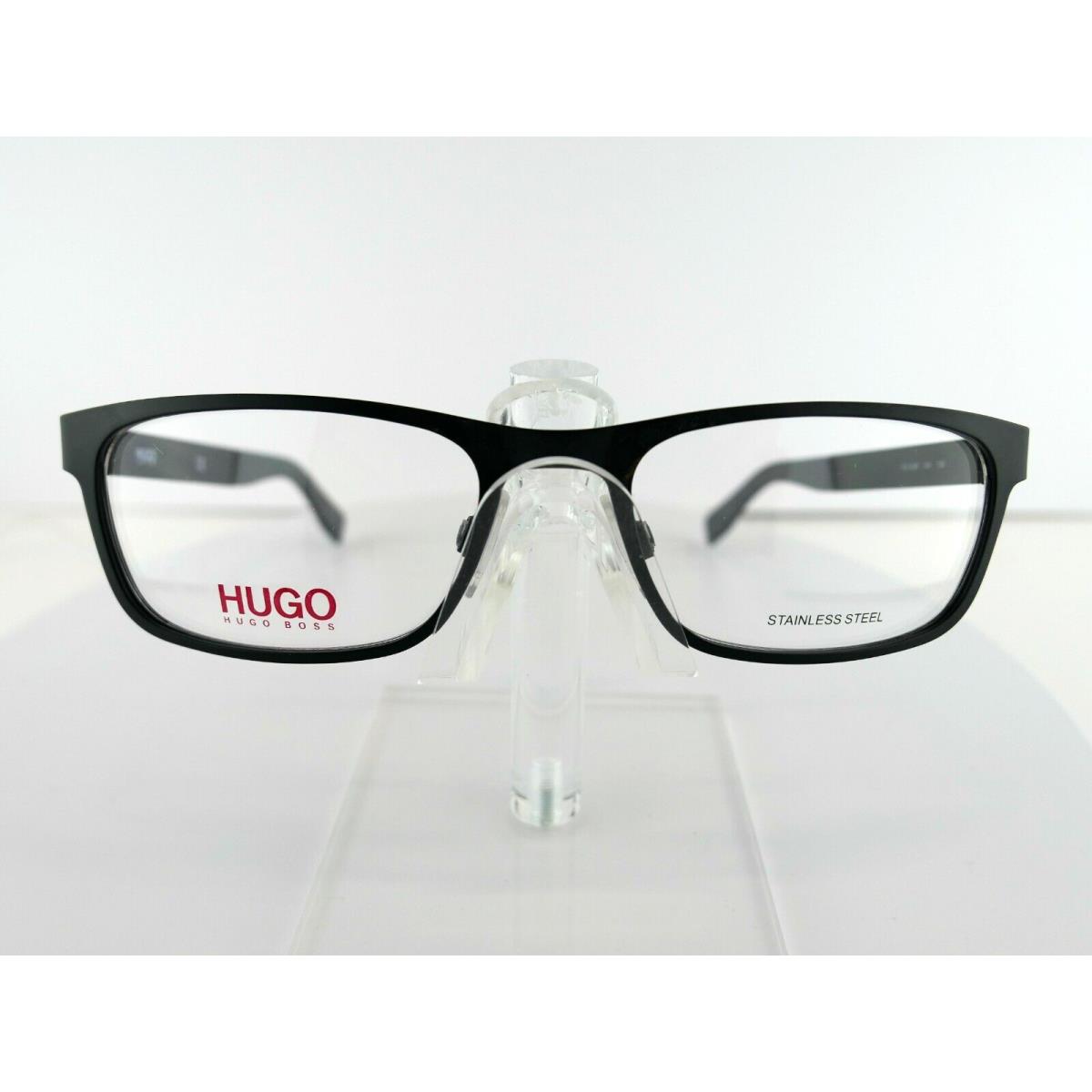 Hugo Boss HG 0293 R80 Matt Ruthenium 56-17-145 Stainless Steel Eyeglass Frames