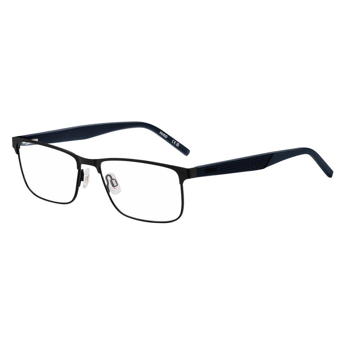 Hugo Boss HG 1309 Eyeglasses Men Matte Black Blue 56mm