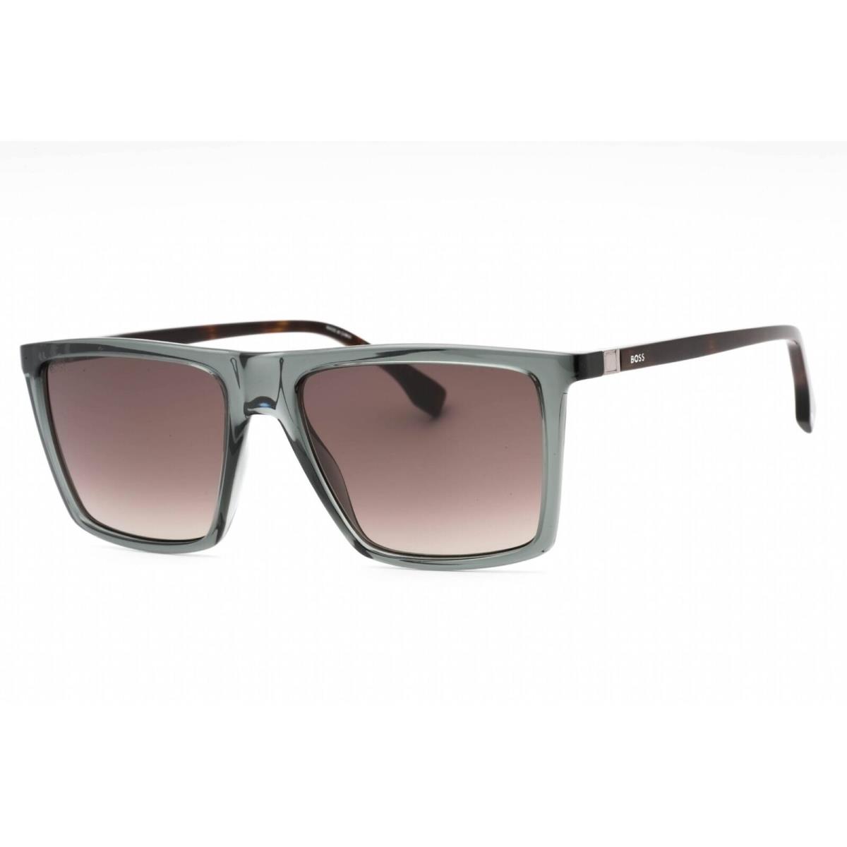 Hugo Boss Men`s Sunglasses Grey Havana Ruthenium Frame Boss 1490/S 0XBO HA - Frame: Grey Havana Ruthenium, Lens: Brown Sf