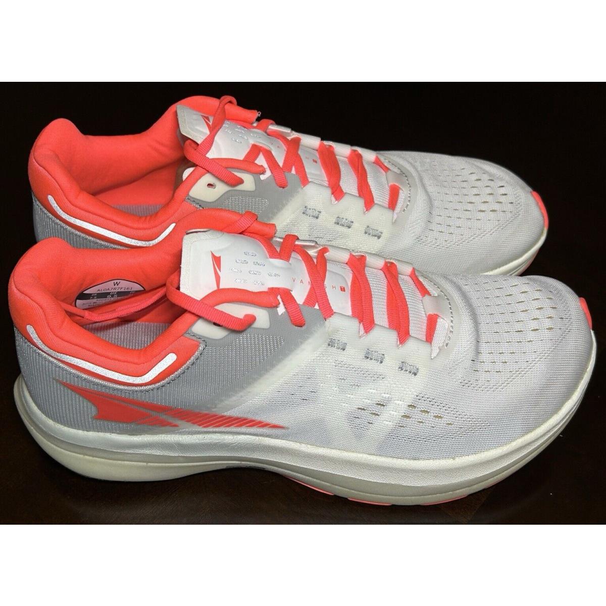 Altra Vanish Tempo White/coral 9.5 Road Running Sneaker Breathable Slim Fit