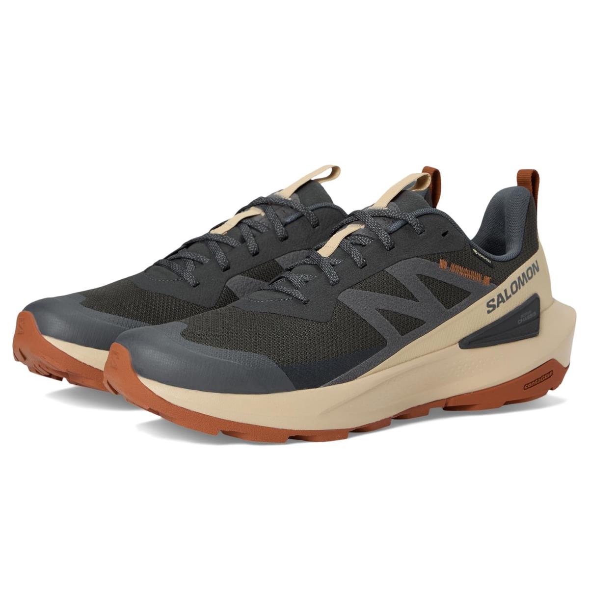 Man`s Sneakers Athletic Shoes Salomon Elixir Activ Phantom/Safari/Caramel Cafe