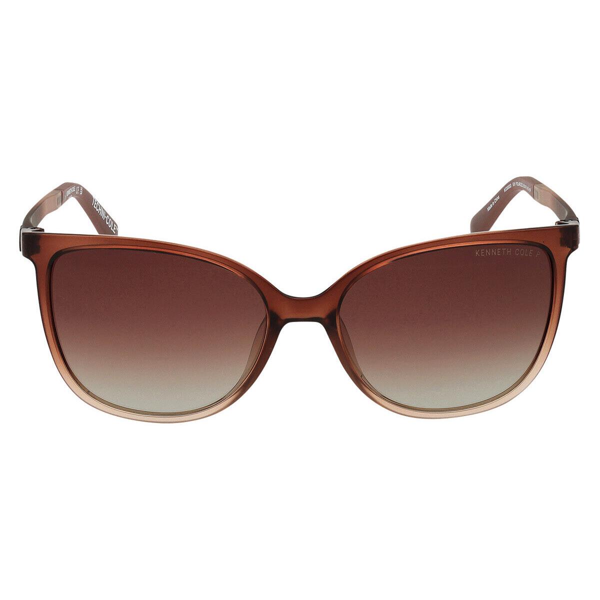 Kenneth Cole KC00053 Women Sunglasses Light Brown 56mm