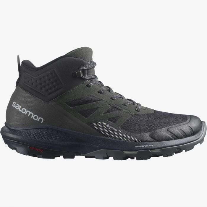 Salomon Men`s Outpulse Mid Gore-tex Hiking Boot Black/ebony/vanilla Ice - L41588