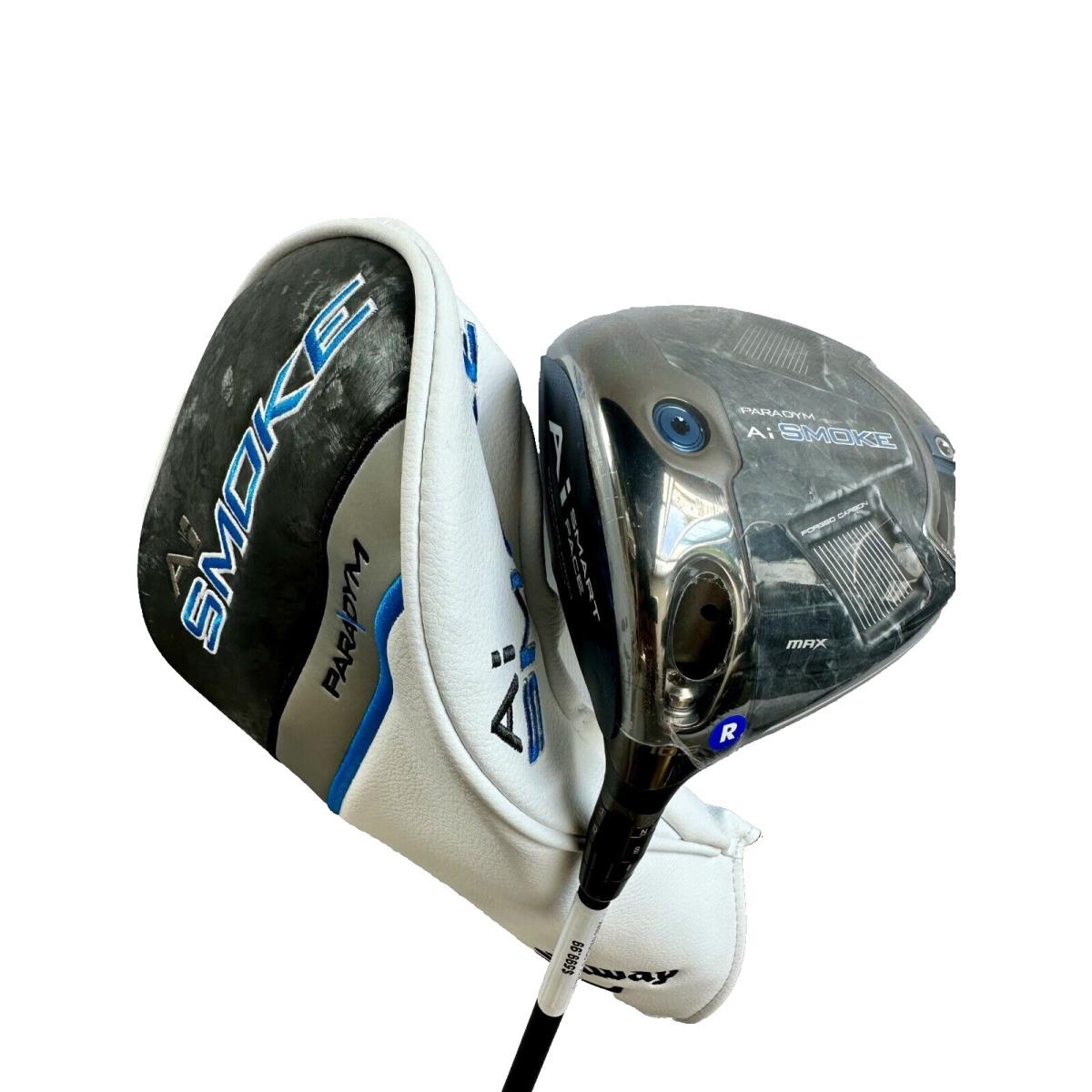 Men Left Hand Callaway AI Smoke Max Driver 10.5 Loft with Cover