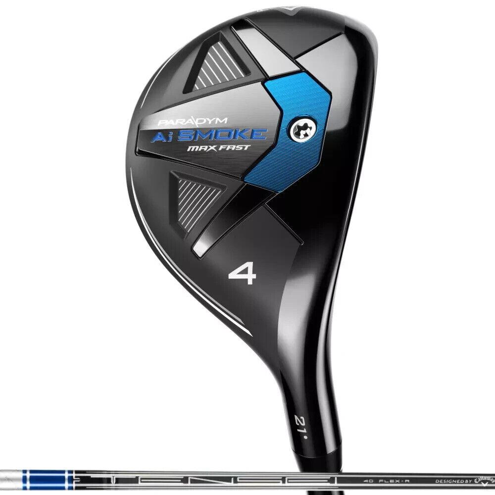 RH Callaway Paradym Ai Smoke Max Fast 2024 21. 4 Club - Blue Silver, Lie Angle: Black