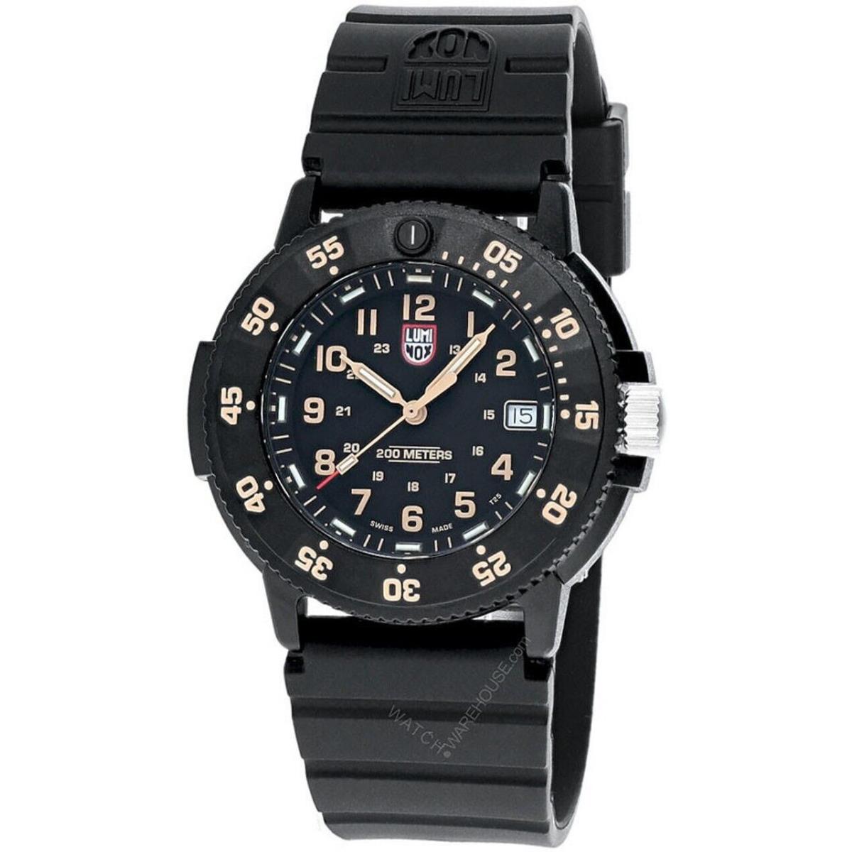 Luminox Navy Seal 43MM Dive Black Rubber Mens Watch XS.3001.EVO.OR / XS3001EVOOR