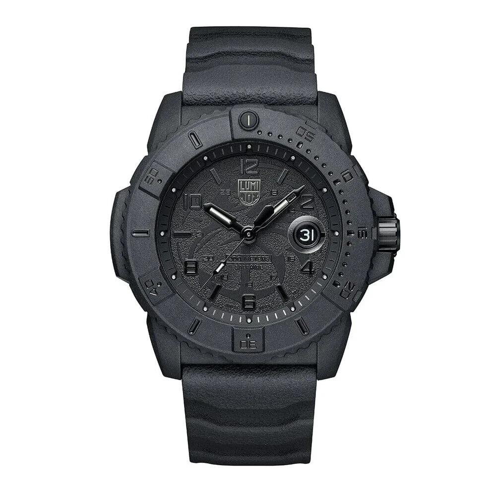 Luminox Navy Seal Foundation 45mm Military Blackout Men`s Watch XS.3601.BO.NSF