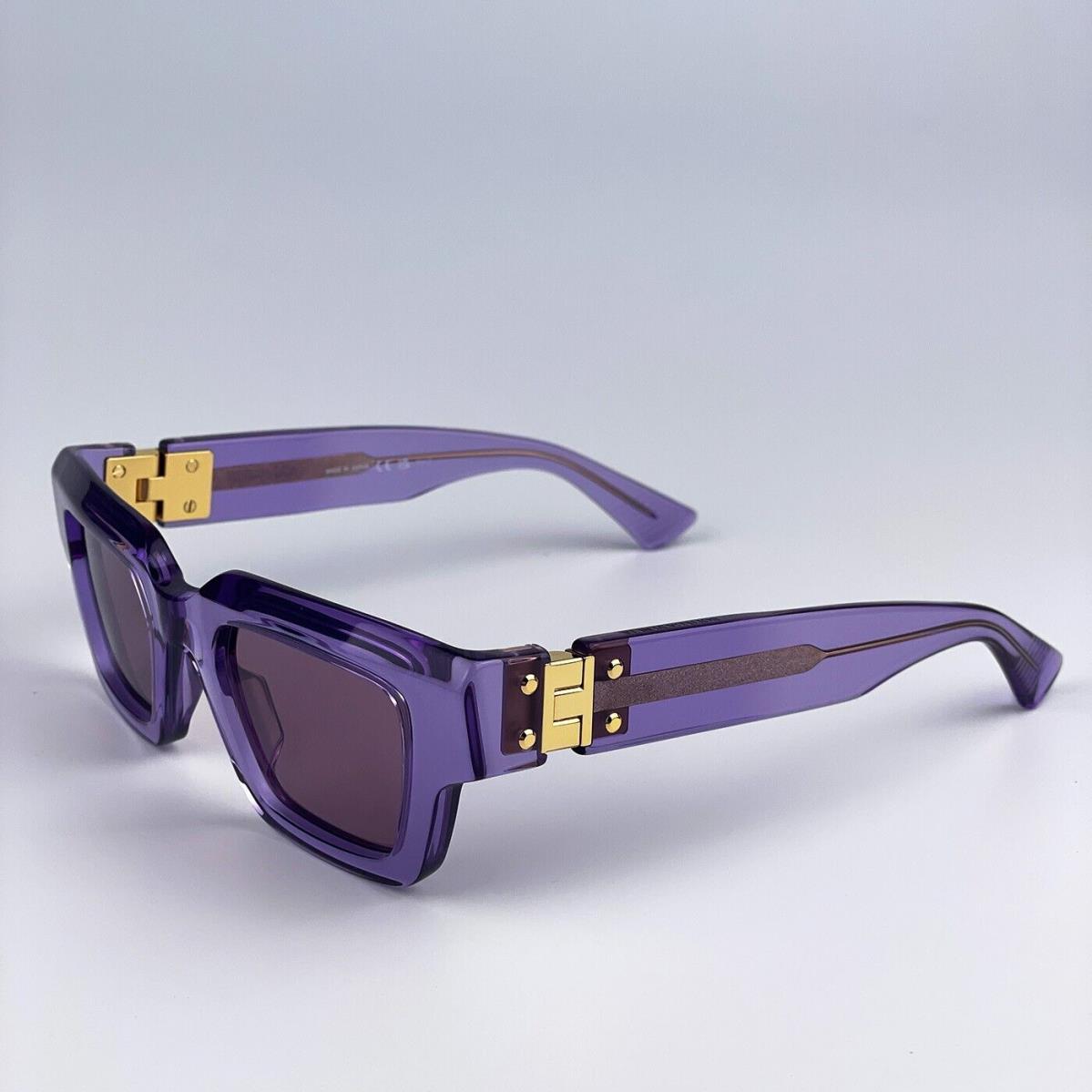 Bottega Veneta BV1230S 003 Violet Square Unisex Sunglasses