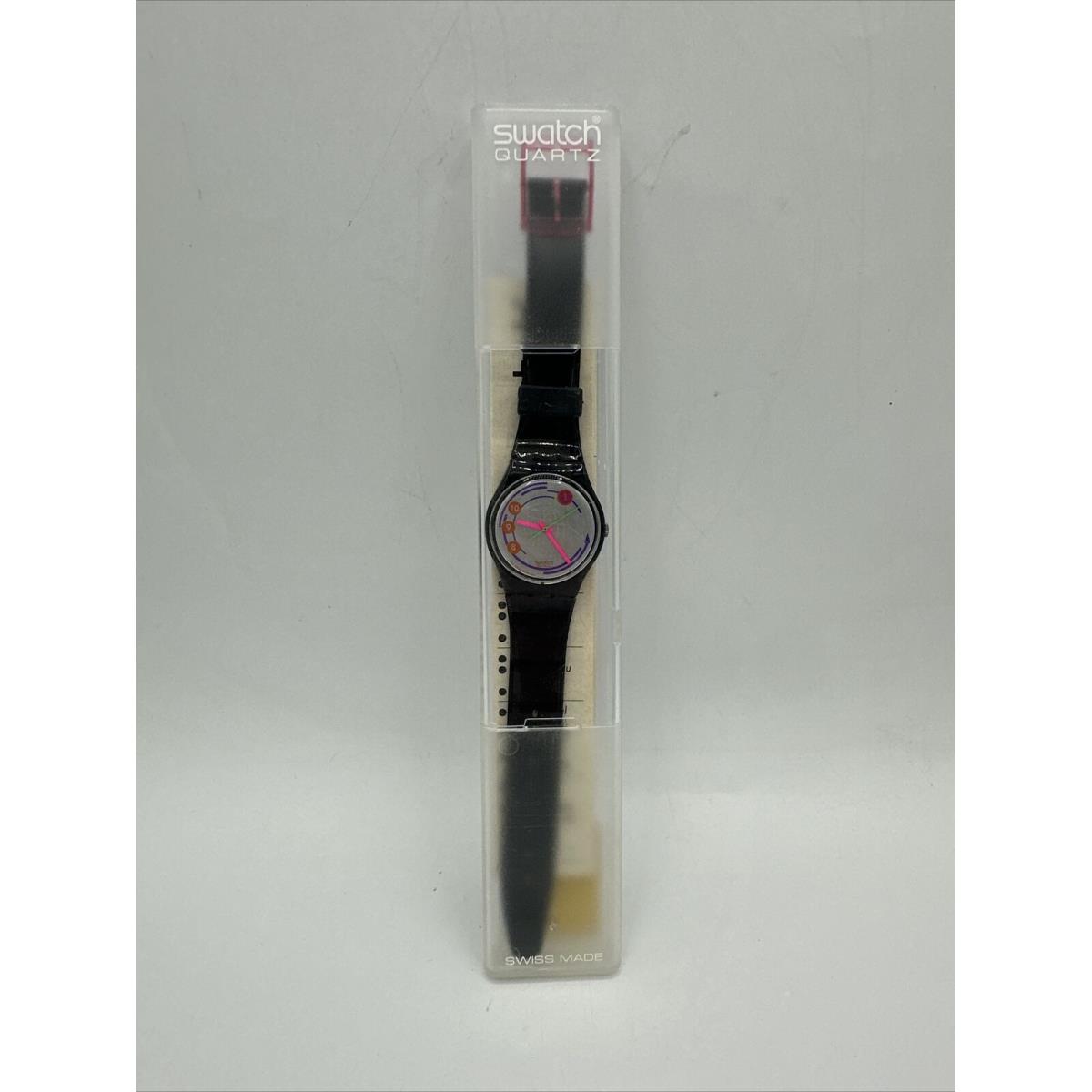 Vintage Swatch Watch Global Right GB146 33mm Black