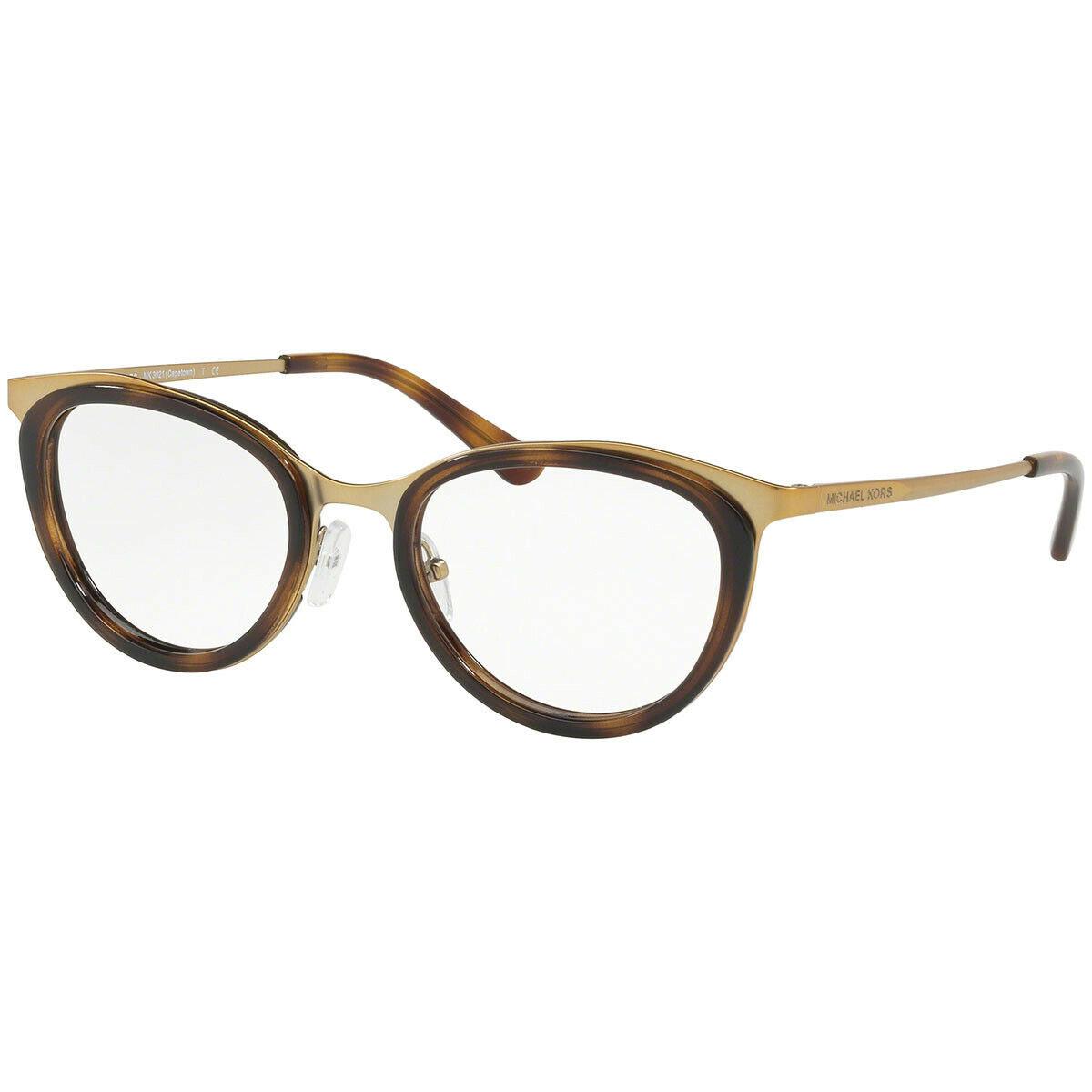 Michael Kors Eyeglasses MK 3021 1168 Capetown Matte Pale Gold-tone 51MM