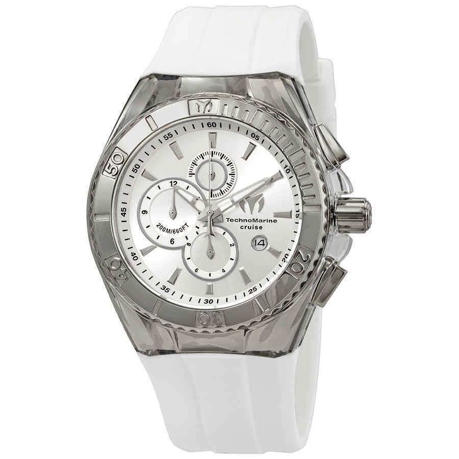 Technomarine Cruise Star Chronograph Silver Dial Men`s Watch 115215