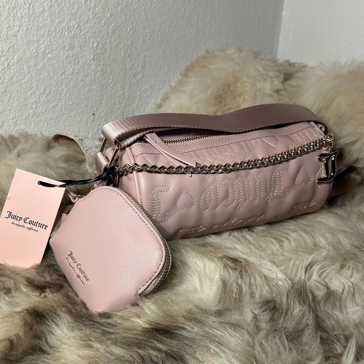 Juicy Couture Puff Roll Crossbody - Dusty Blush