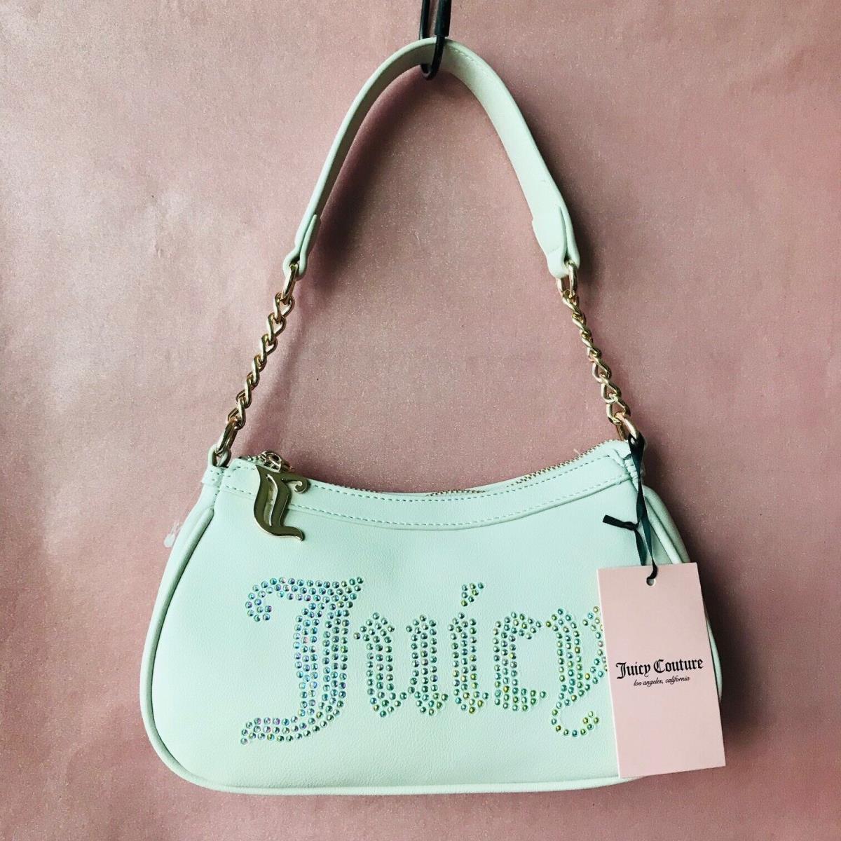 Juicy Couture Obsession Shoulder Bag Purse Bling Logo Angel