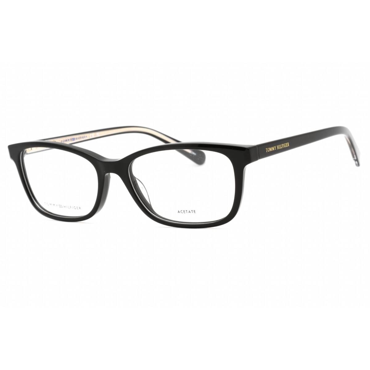 Tommy Hilfiger Women`s Eyeglasses Black Metal Full Rim Frame TH 1889 0807 00
