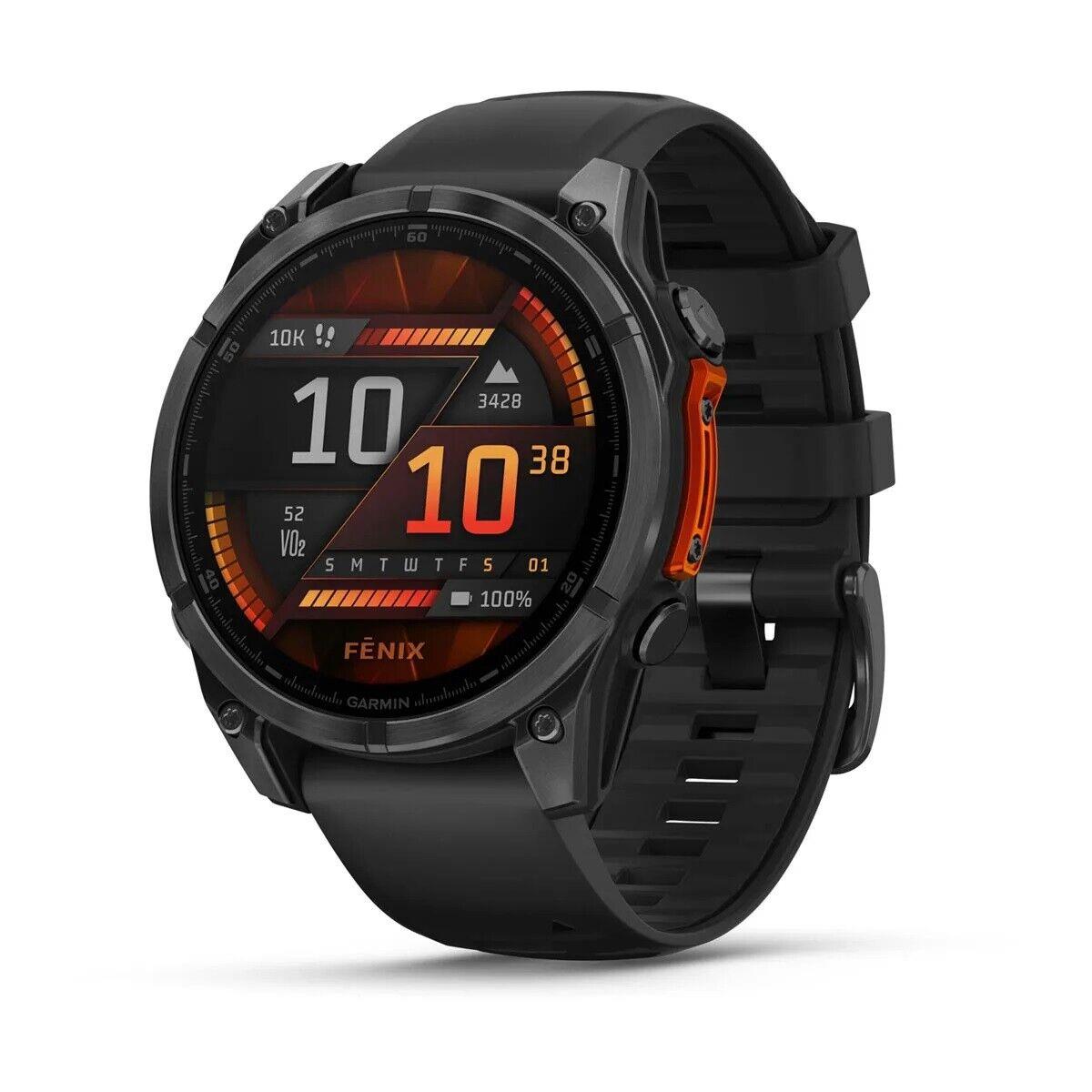 Garmin Fenix 8/E Premium Multisport Gps Smartwatch with Built-in Led Flashlight