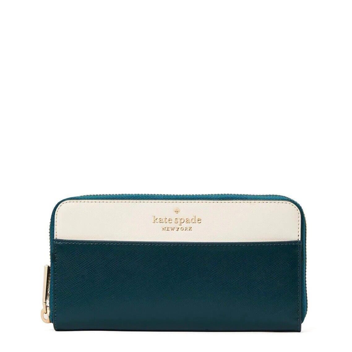 Kate Spade Staci Large Saffiano Leather Continential Wallet Multi WLR00120