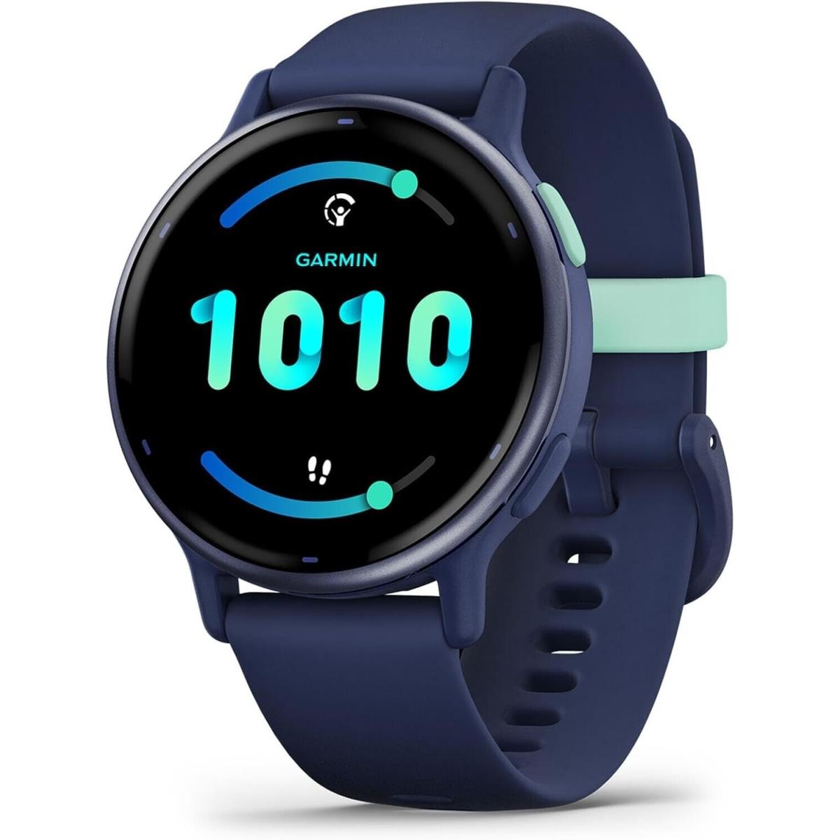 Garmin Vivoactive 5 Health and Fitness Gps Smartwatch with Amoled Display Navy