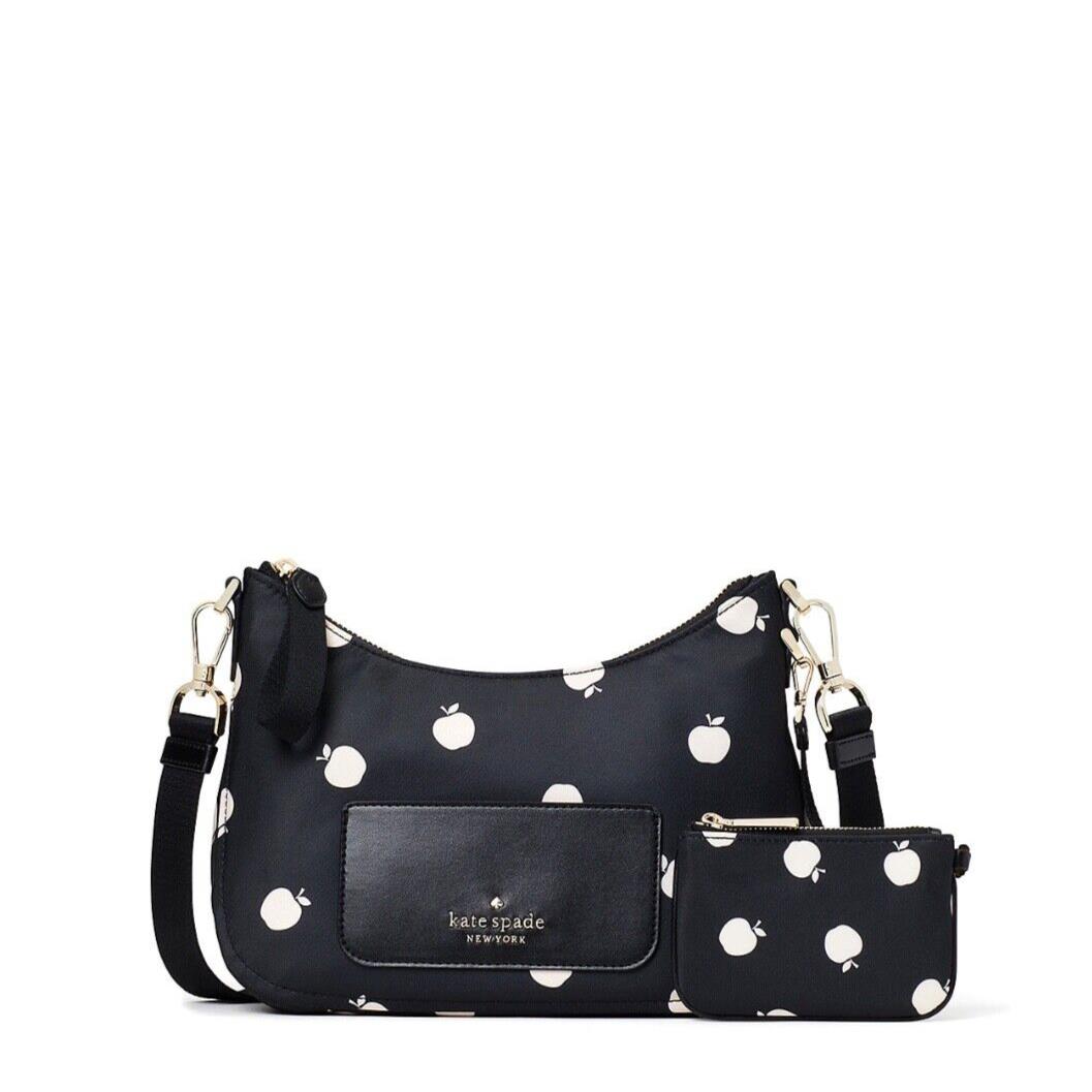 Kate Spade Chelsea Nylon Crossbody Bag Black Multi K8116