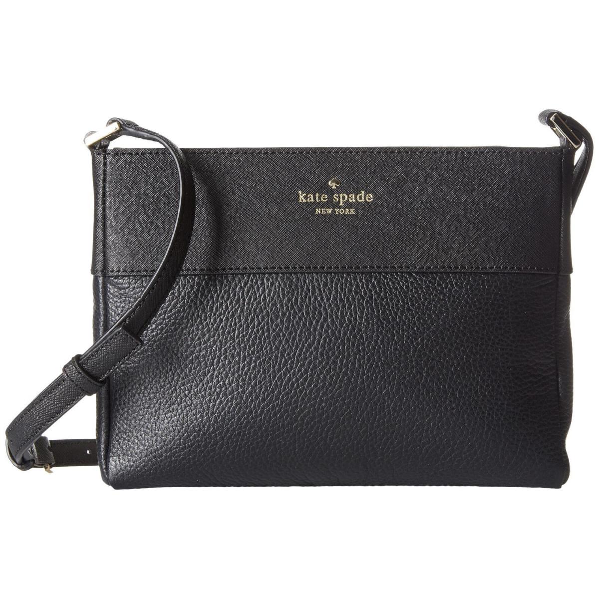 Kate Spade York Cooper Emma Lane Crossbody Black Leather