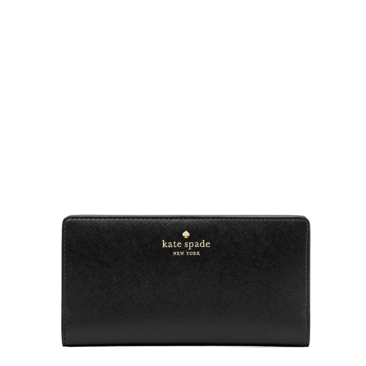 Kate Spade Marlee Large Slim Bifold Wallet Black KB579