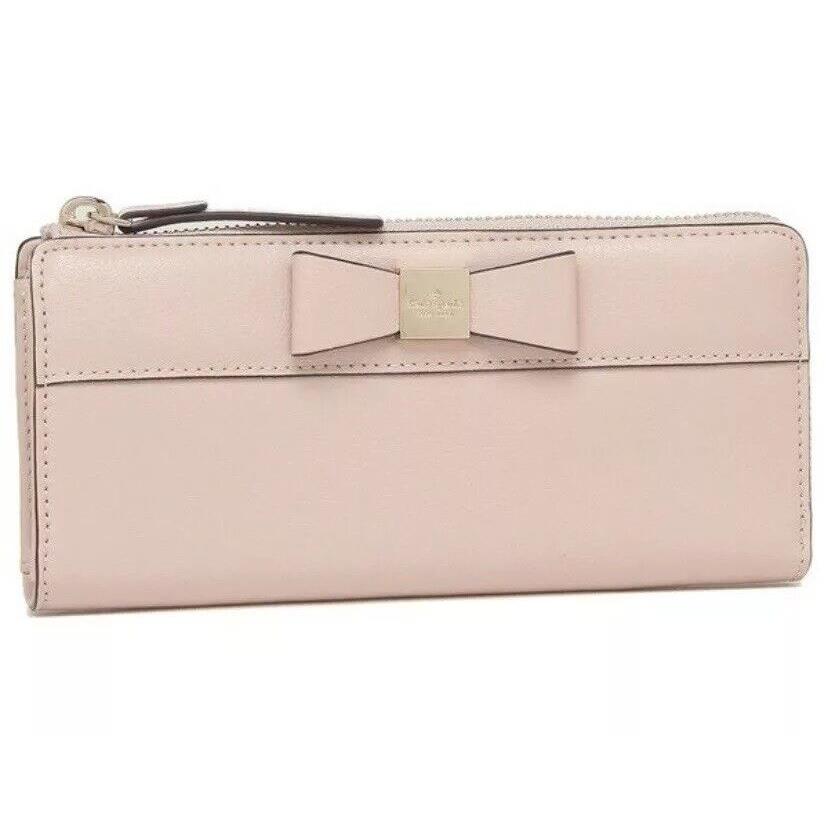 Kate Spade New York Nisha Renny Drive Womens Medium Zip Wallet Warmbiege