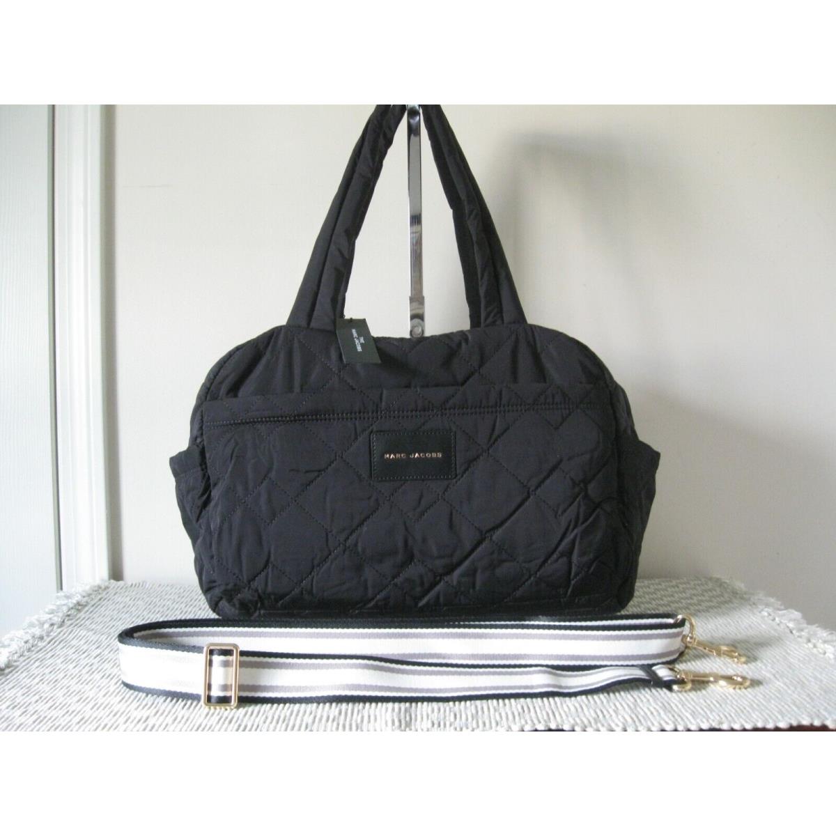 Marc Jacobs Quilted Nylon Weekender Tote . .authentic