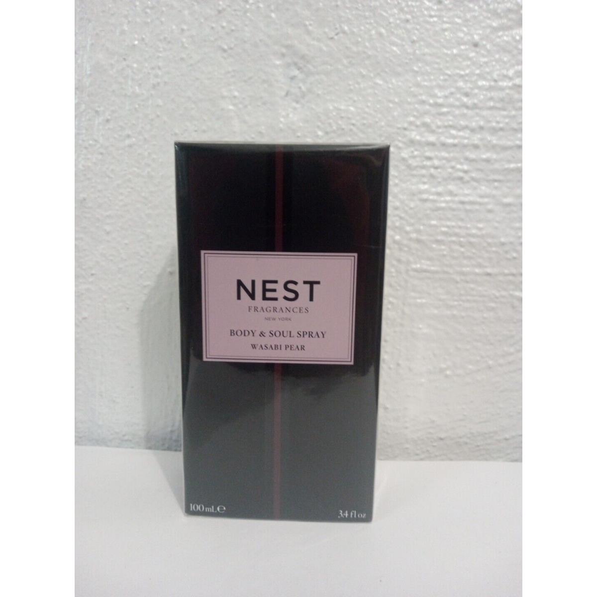 Nest Fragrances NY Body Soul Spray Wasabi Pear 3.4 Oz/ 100 ML For Women