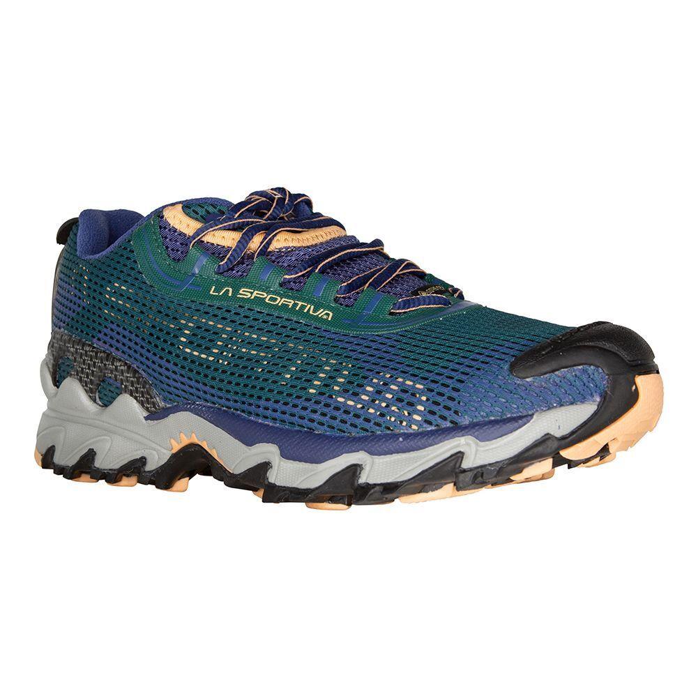 La Sportiva Wildcat 2.0 Gtx Women`s Trail Running Shoes Jungle/cobalt Blue W39