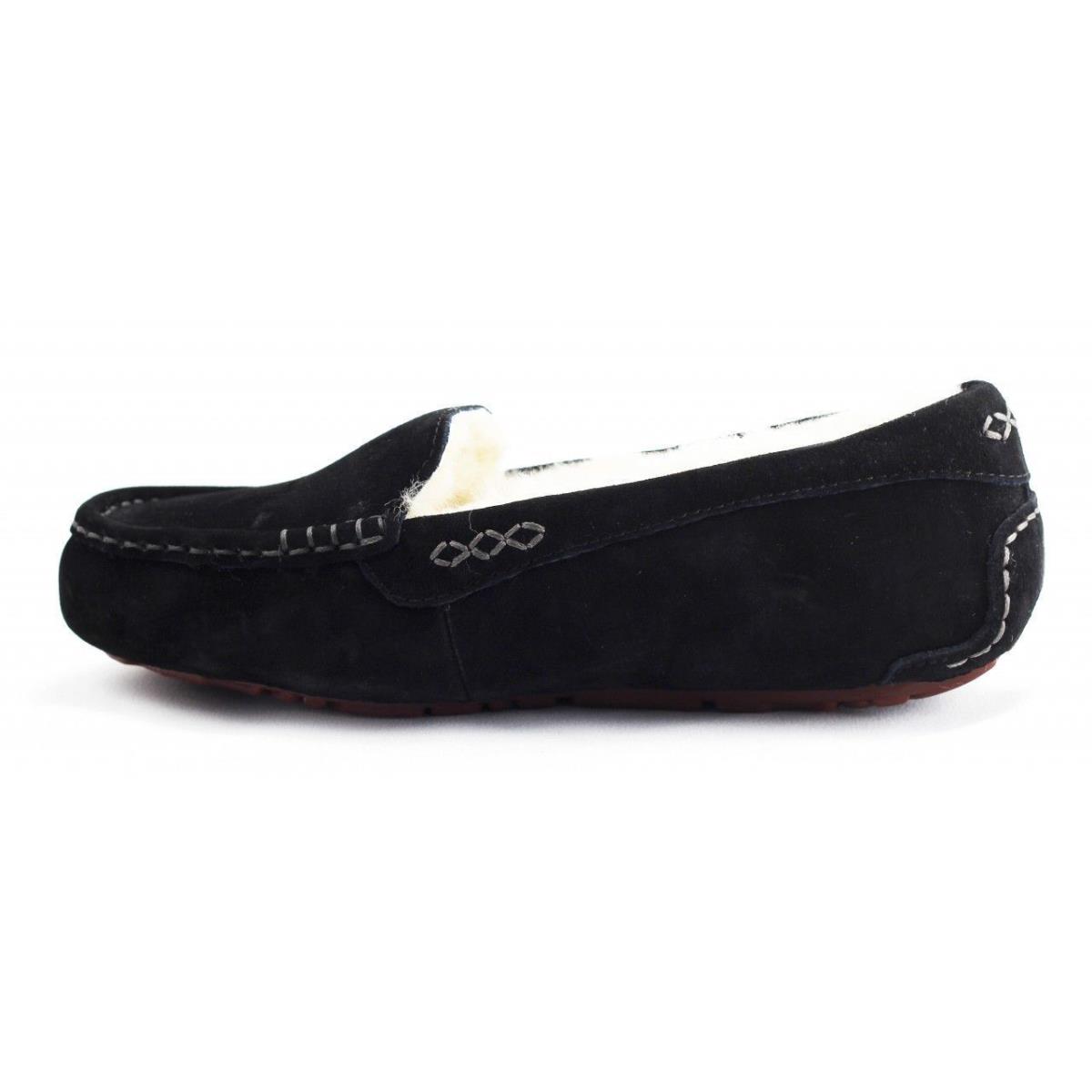 Women Ugg Ansley 3312 Black Flat Shoes