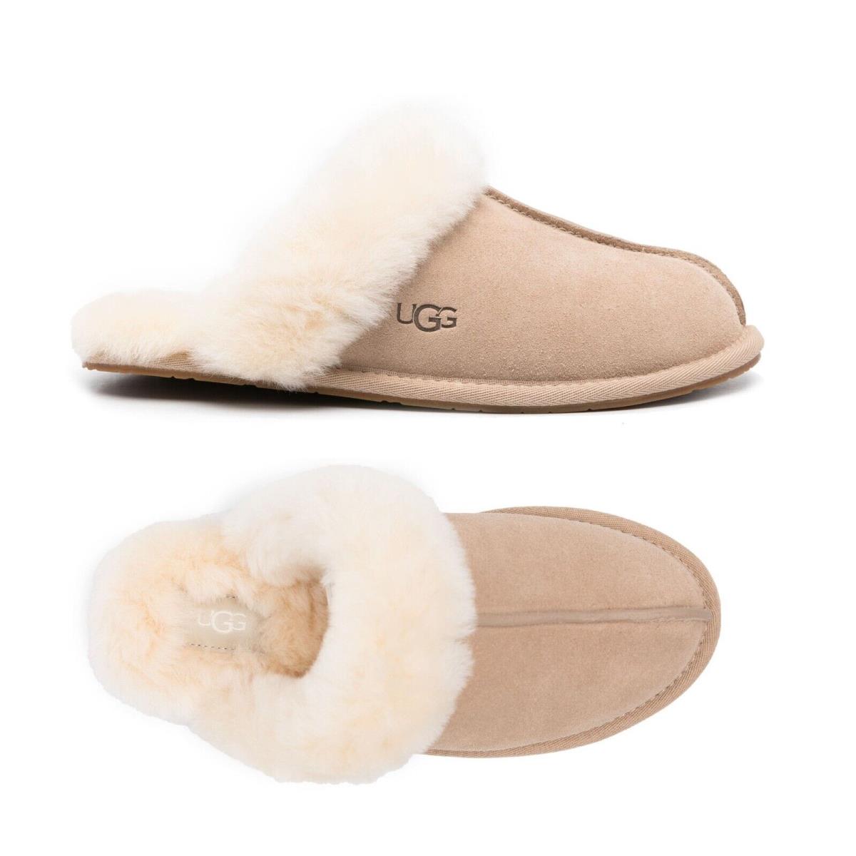 Women`s Shoes Ugg Brand 1106872 Scuffette II Sand Soft Comfy Slippers - Sand