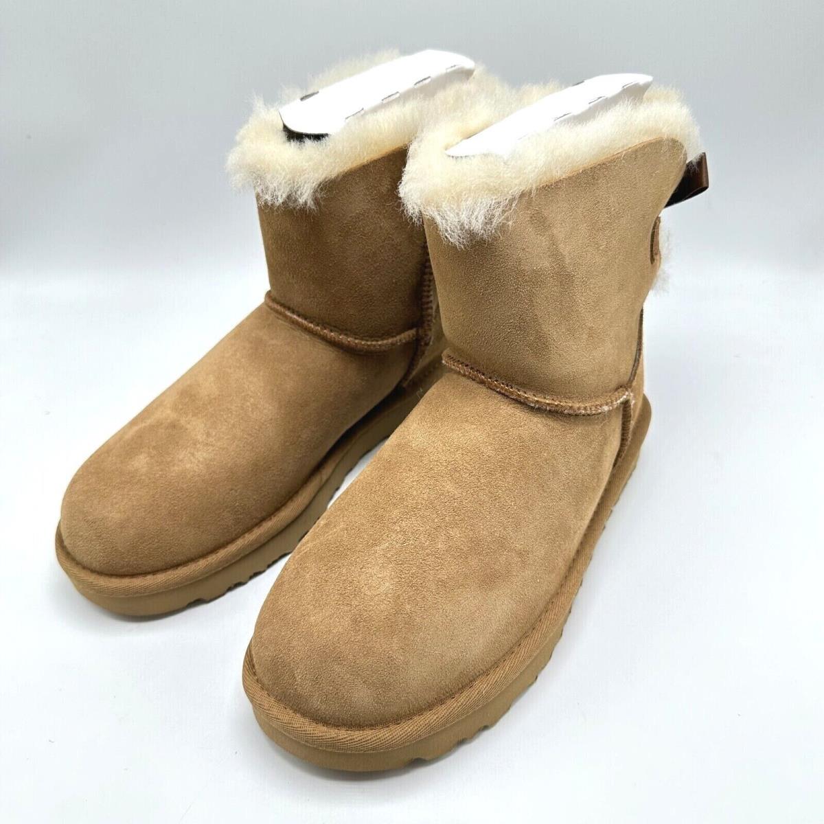 Ugg Mini Bailey Bow II Chestnut Women`s 1016501-CHE sz 6-10