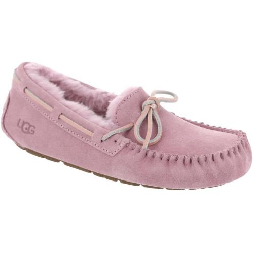 Women`s Shoes Ugg Dakota Suede Moccasin Slippers 1107949 Dusty Orchid