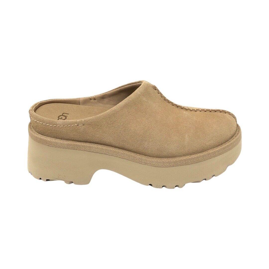 Ugg Women`s Heights Clog Sand Suede Shoes 1152731