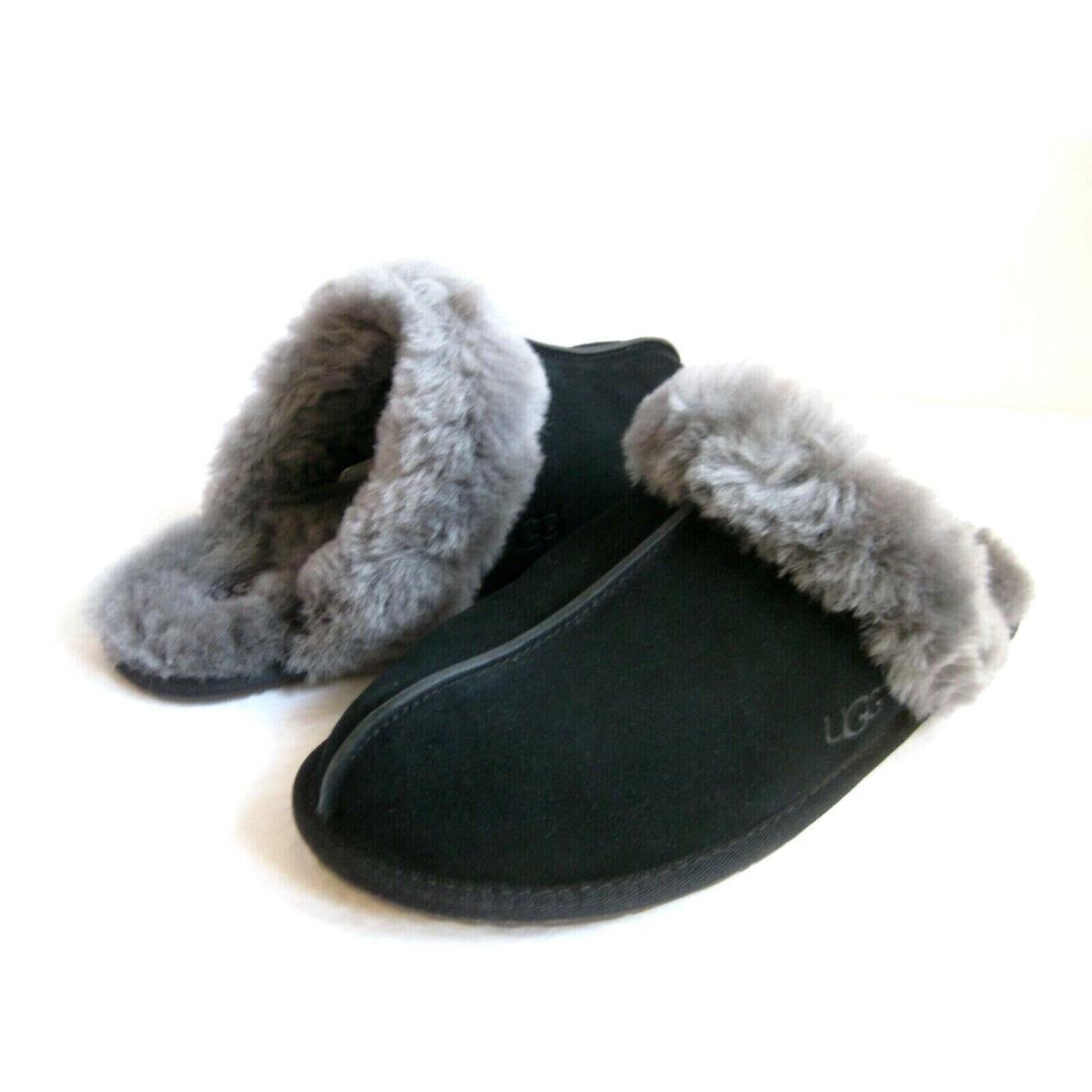 Ugg Scuffette II Women Slipper Suede Black US 12 /uk 10 /eu 43