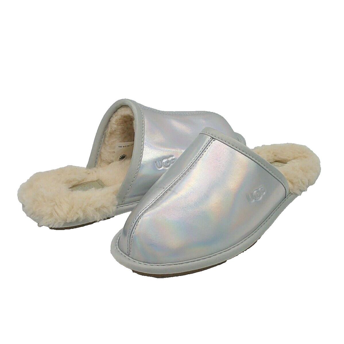 Ugg Pearle Iridescent Women Slippers Sliver US 6 /uk 4 /eu 37 /jp 23