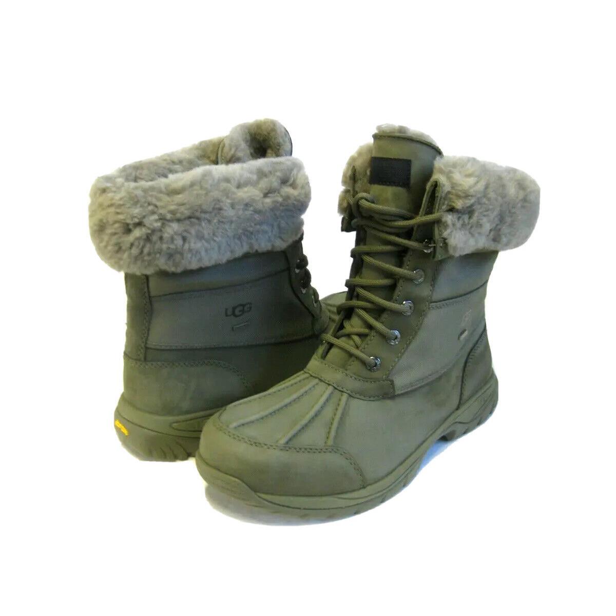 Ugg Butte Mono Men Winter Boots Leathe Moss Green US 10.5 /uk 9.5 / EU 43.5 - Moss Green