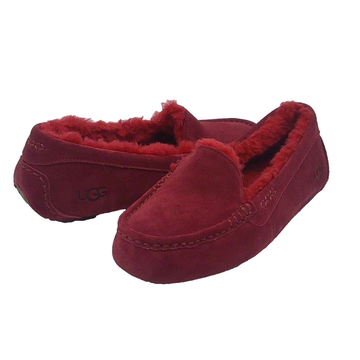 Ugg Ansley Women Slipper Suede Rebbin Ribbon Red US 7 /uk 5 /eu 38 / JP 24 - Ribbon red