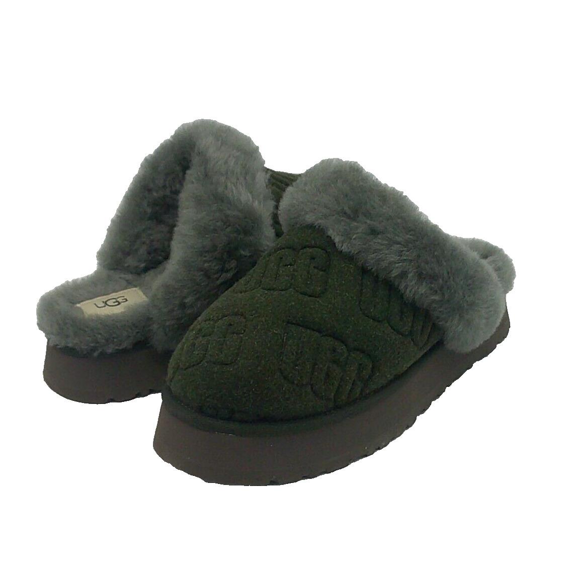 Ugg Disquette Felted Women Slippers Suede Forest Night US 9 /uk 7 /eu 40